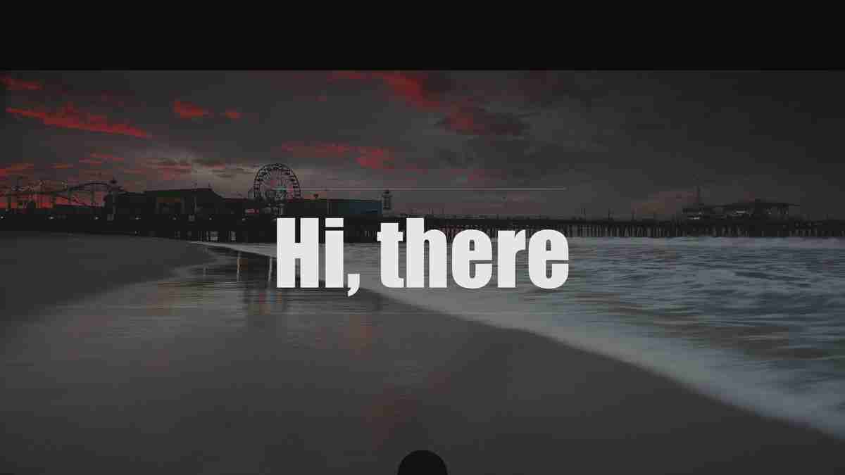 日落时分的企业报告PPT模板