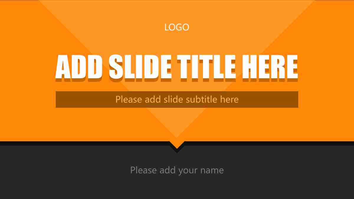 橙黑科技风商务演示文稿