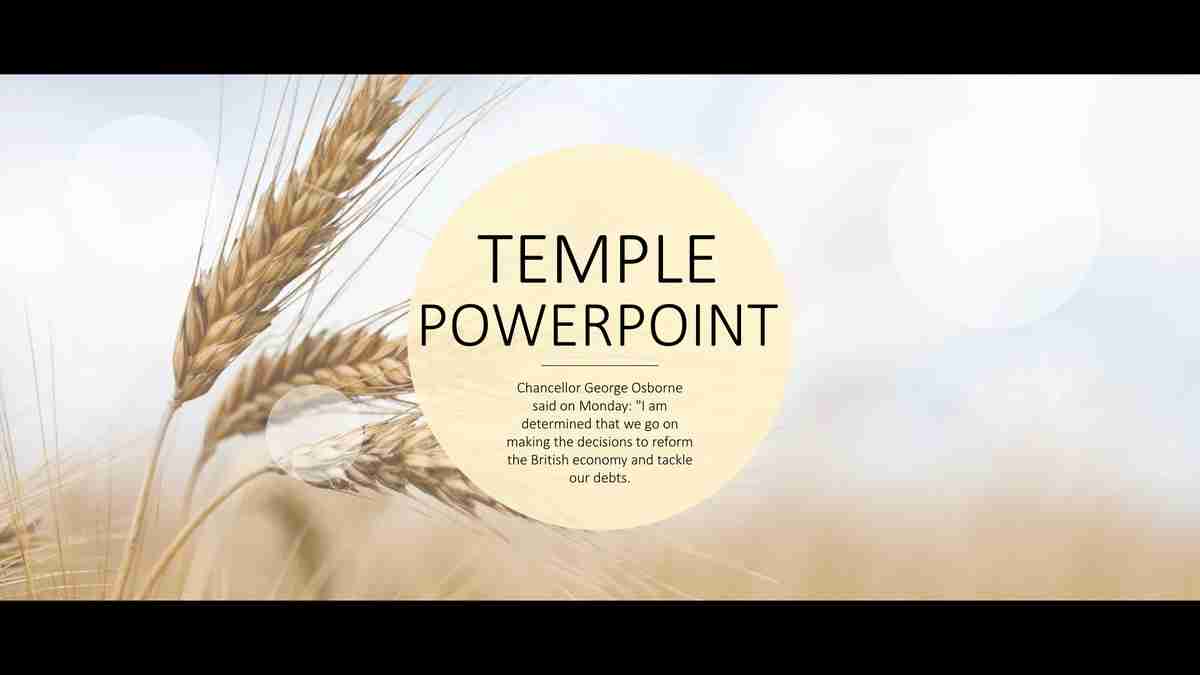 自然风光与数据可视化完美融合 - PPT模板