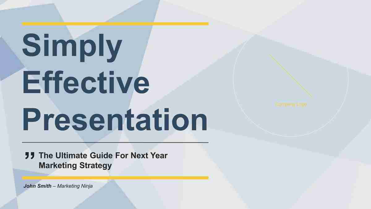 现代商务风PPT模板 - 专业与时尚的结合