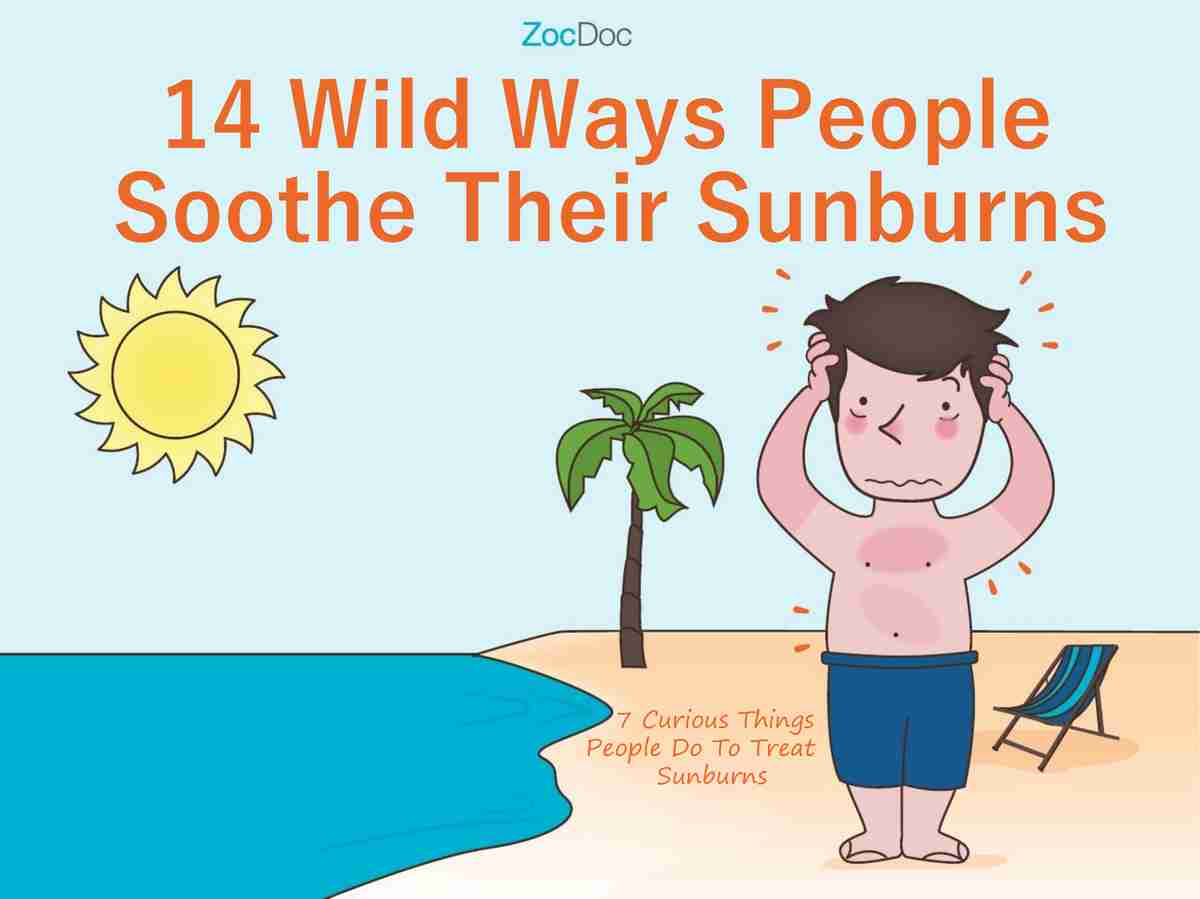 14 Wild Ways People Soothe Their Sunburns