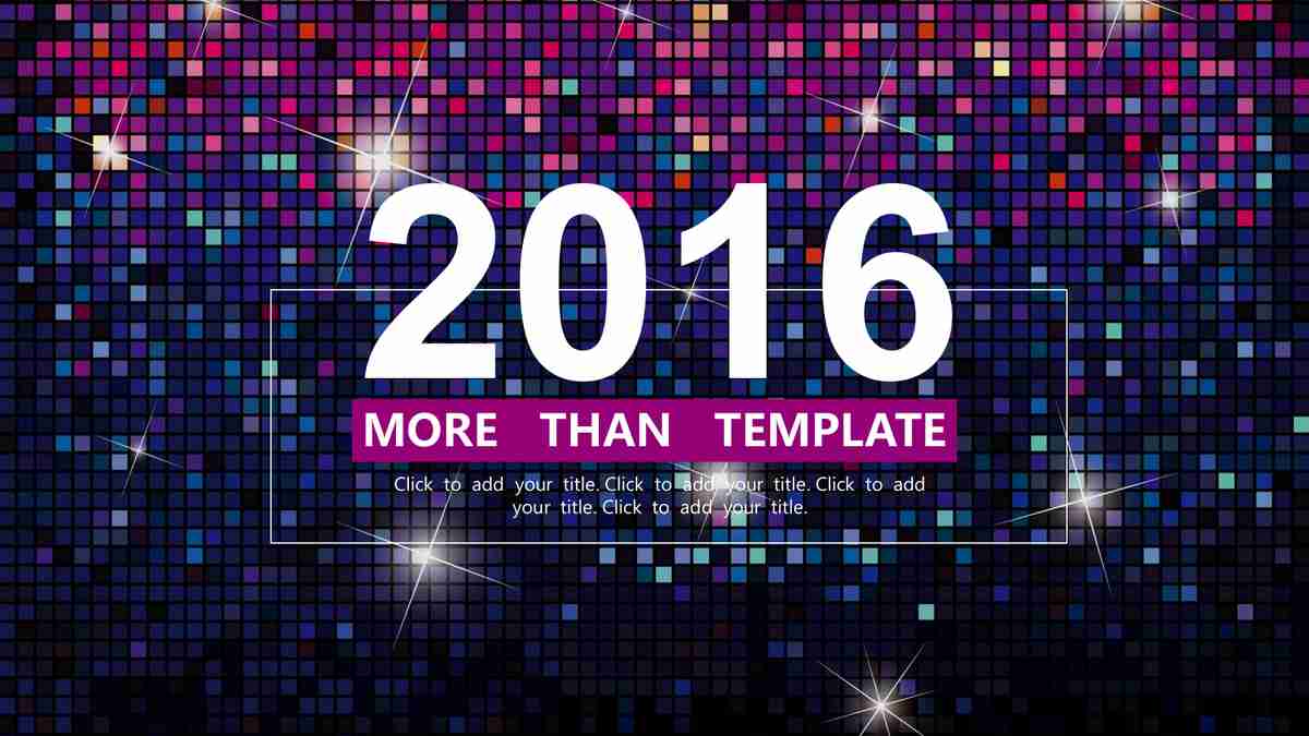 紫色星空科技感PPT模板