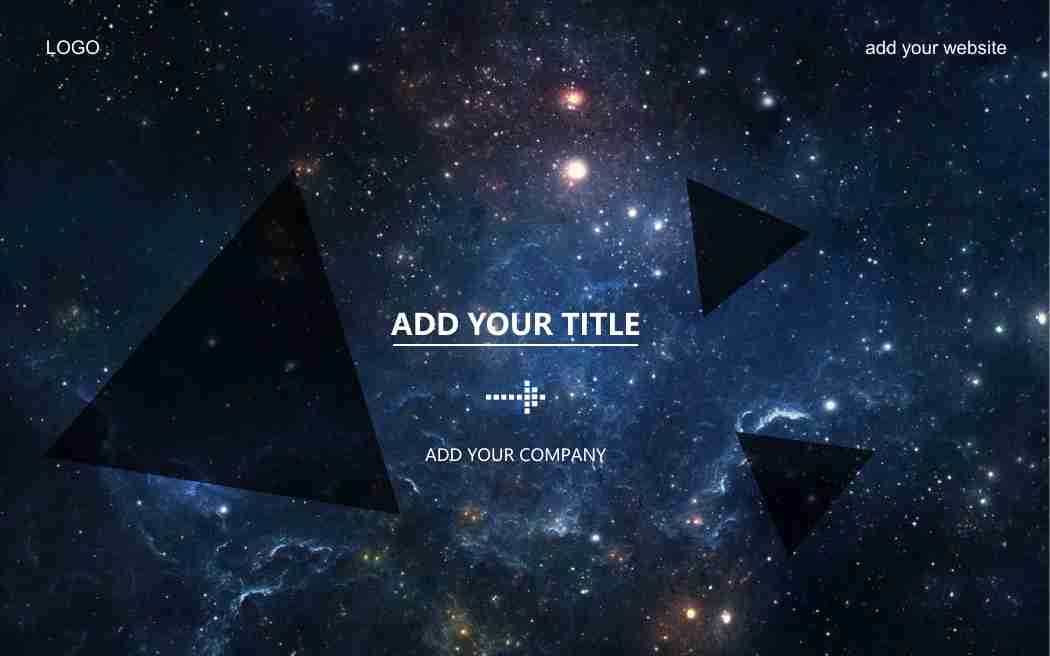 现代科技感商务风PPT模板