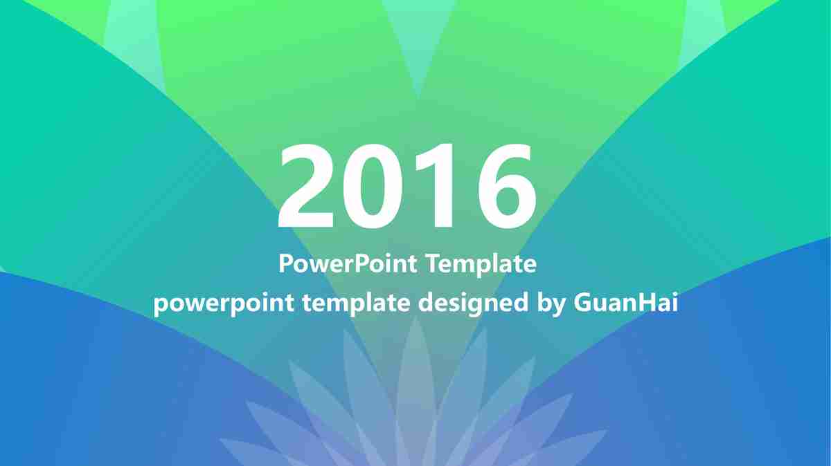 春日漫步自然风光主题PPT模板