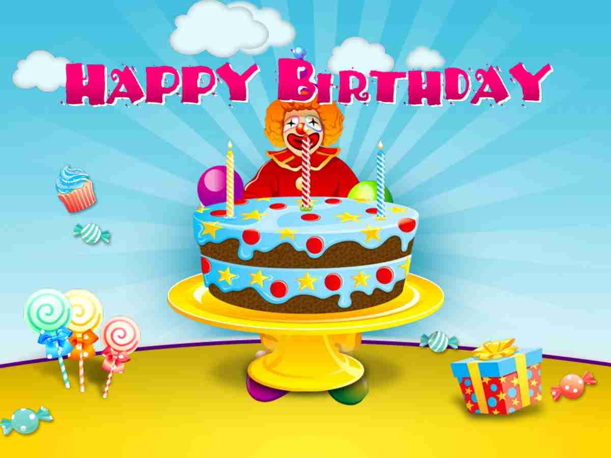 欢乐生日派对PPT模板