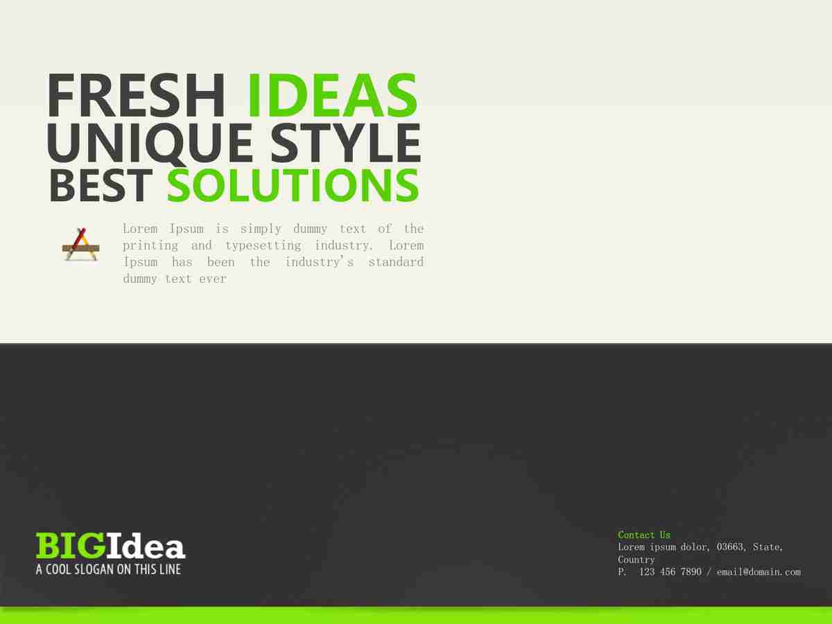 现代商务风PPT模板