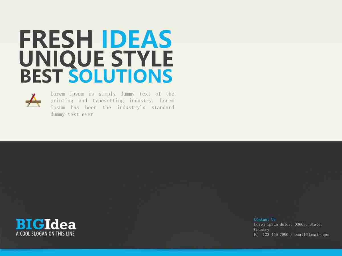 现代商务风PPT模板