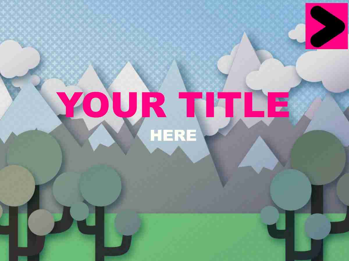 自然风光主题PPT模板