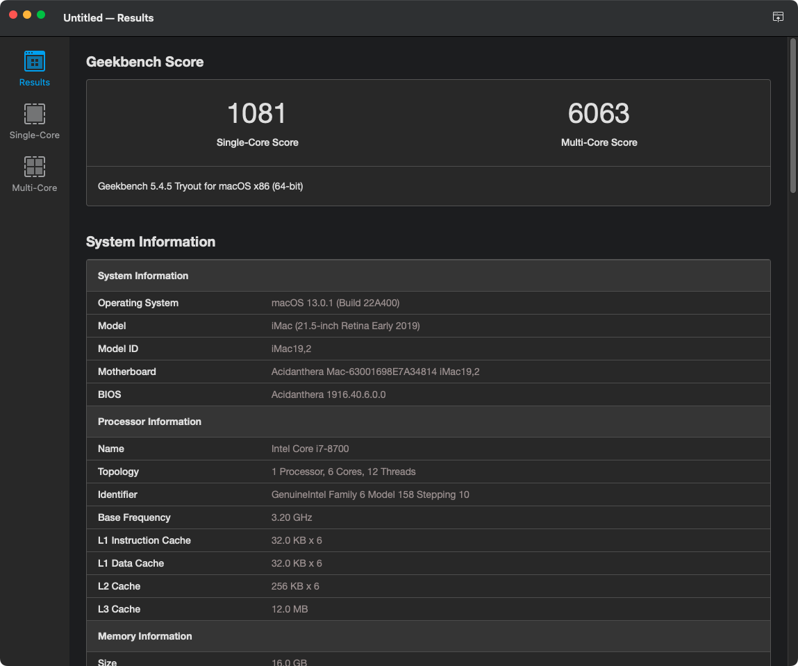 Geekbench 5