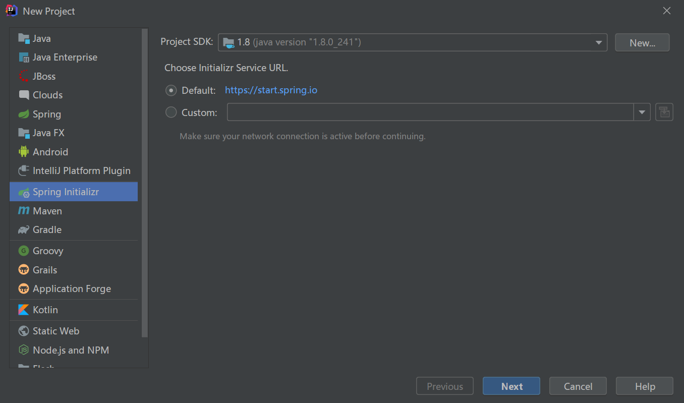 创建SpringBoot项目