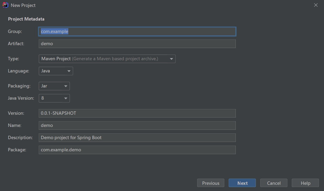 设置SpringBoot项目