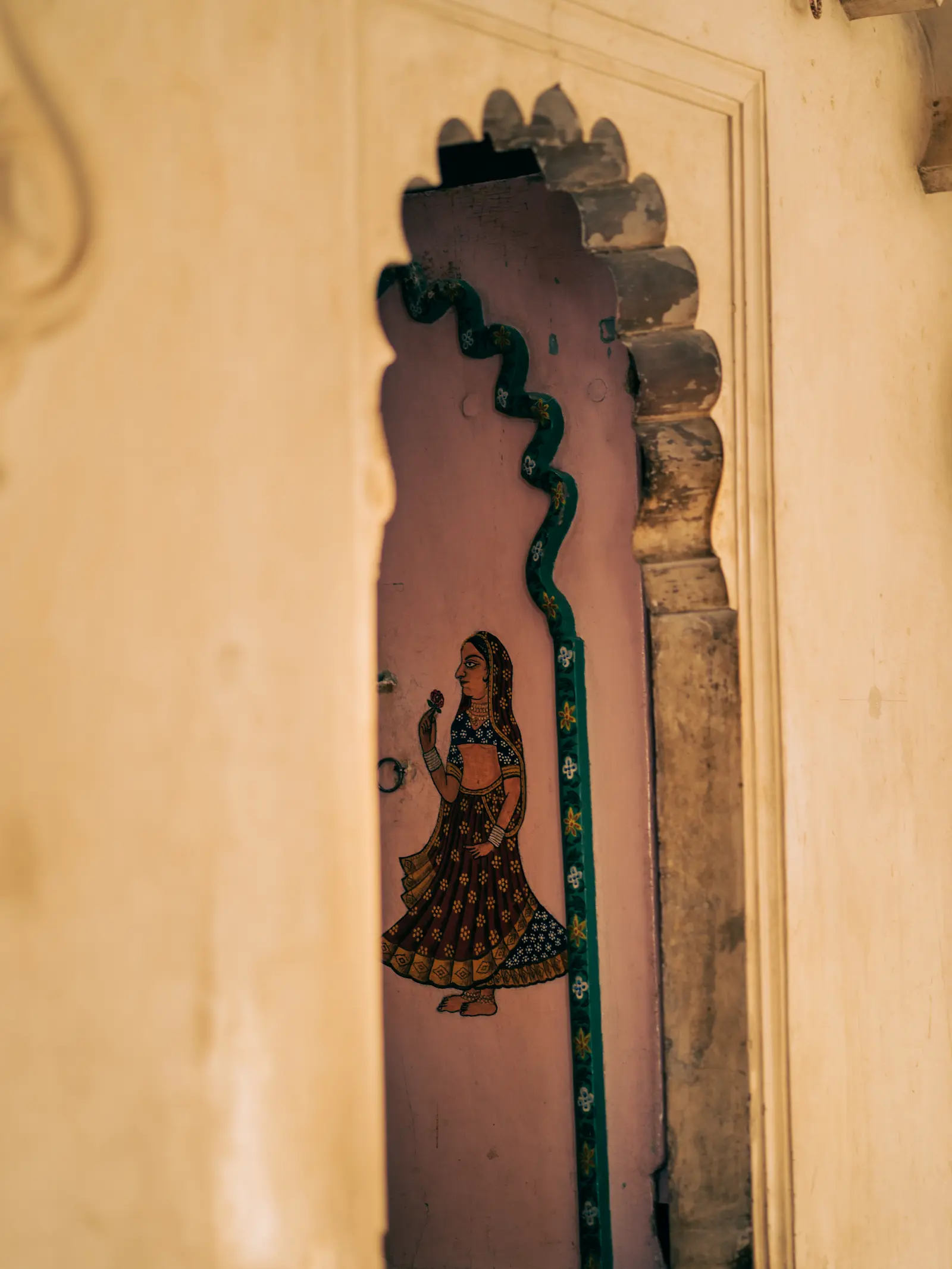 A painting on the wall, Udaipur