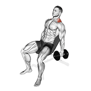 dumbbell incline shrug