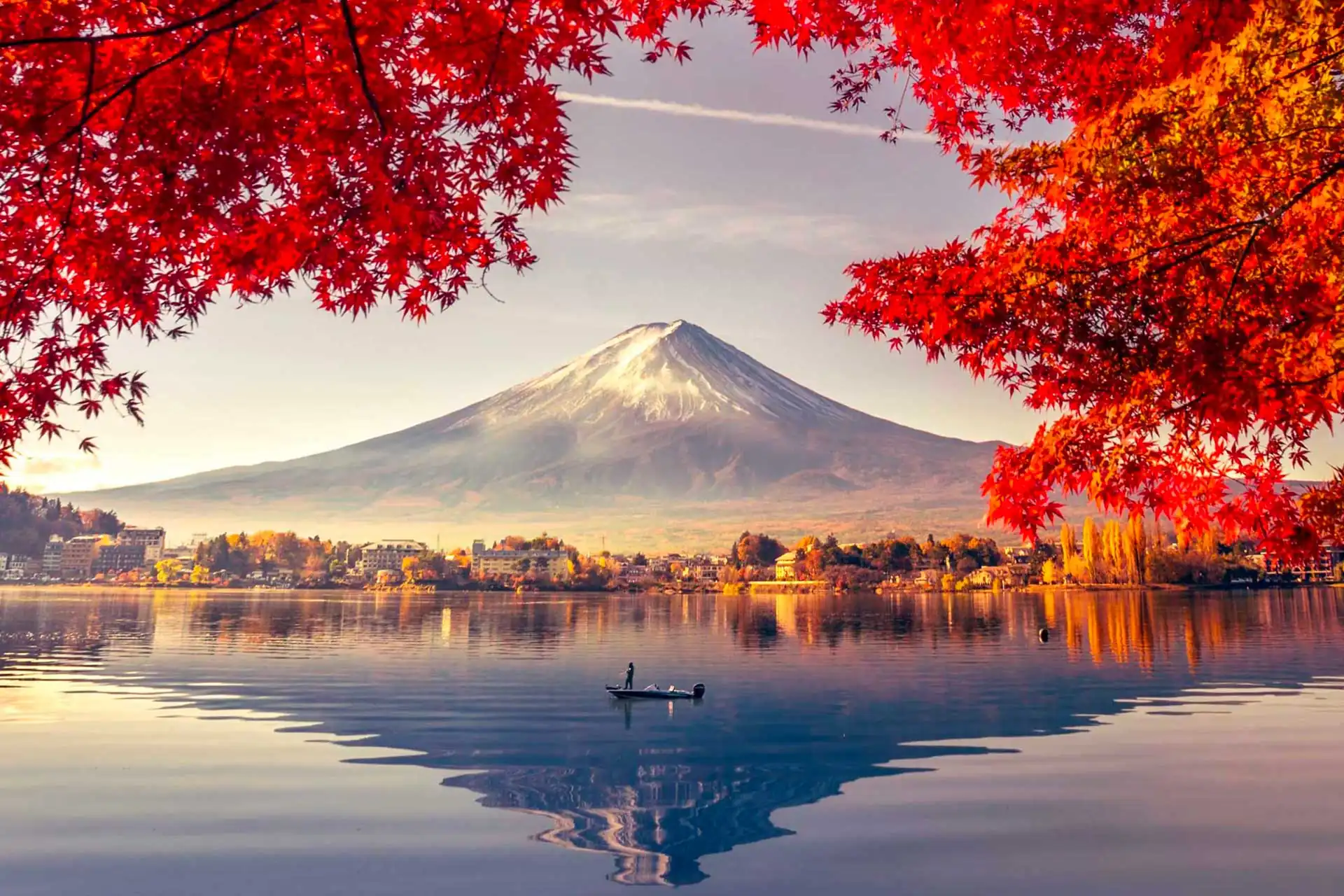 A bustling cityscape