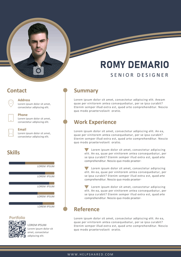 modern template cv