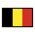Flag: Belgium OpenMoji emoji