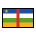 Flag: Central African Republic OpenMoji emoji