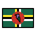 Flag: Dominica OpenMoji emoji