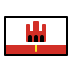 Flag: Gibraltar OpenMoji emoji