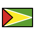 Flag: Guyana OpenMoji emoji