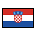 Flag: Croatia OpenMoji emoji