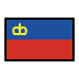 Flag: Liechtenstein OpenMoji emoji