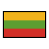 Flag: Lithuania OpenMoji emoji