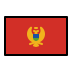 Flagge: Montenegro OpenMoji emoji