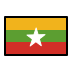Flag: Myanmar (Burma) OpenMoji emoji