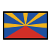 Flag: Réunion OpenMoji emoji