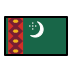 Flag: Turkmenistan OpenMoji emoji