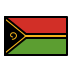 Flag: Vanuatu OpenMoji emoji