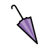 Closed umbrella OpenMoji emoji