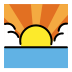 Sunrise OpenMoji emoji