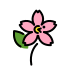 Cherry Blossom OpenMoji emoji