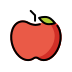 Red Apple OpenMoji emoji