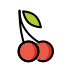 Cherries OpenMoji emoji
