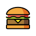 Hamburger OpenMoji emoji