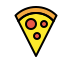 Pizza OpenMoji emoji