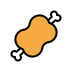 Meat on bone OpenMoji emoji