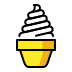 Ice Cream OpenMoji emoji