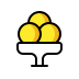 Ice cream OpenMoji emoji