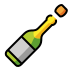 Bottle with Popping Cork OpenMoji emoji