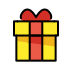 Wrapped Gift OpenMoji emoji