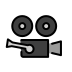 Movie Camera OpenMoji emoji