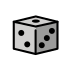 Game die OpenMoji emoji