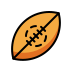 Rugby football OpenMoji emoji