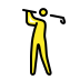Wong Main Golf OpenMoji emoji