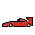 سيارة سباق OpenMoji emoji