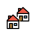 Wohnhäuser OpenMoji emoji